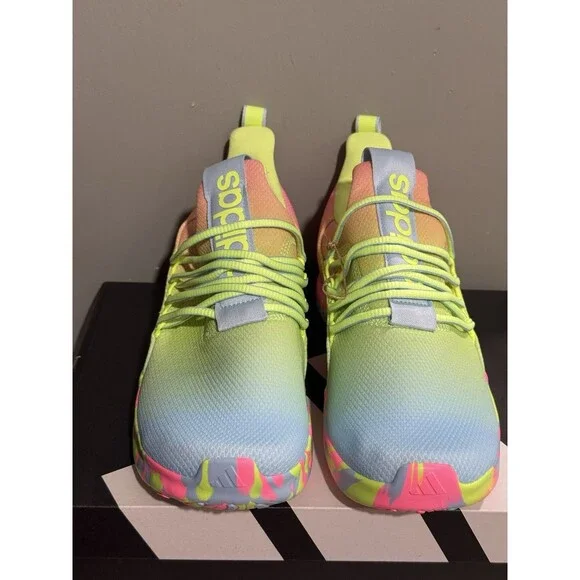 New Adidas Big Kids Girls SZ 7 Lite Racer Adapt 7.0 Running Gym Slip On Shoes - Picture 5 of 15